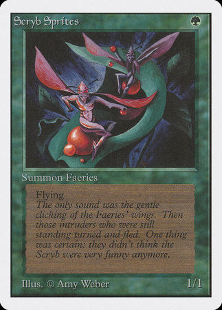Scryb Sprites [Unlimited Edition] | Jomio and Rueliete's Cards and Comics
