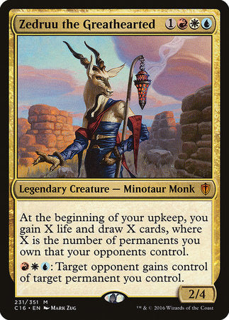 Zedruu the Greathearted [Commander 2016] | Jomio and Rueliete's Cards and Comics