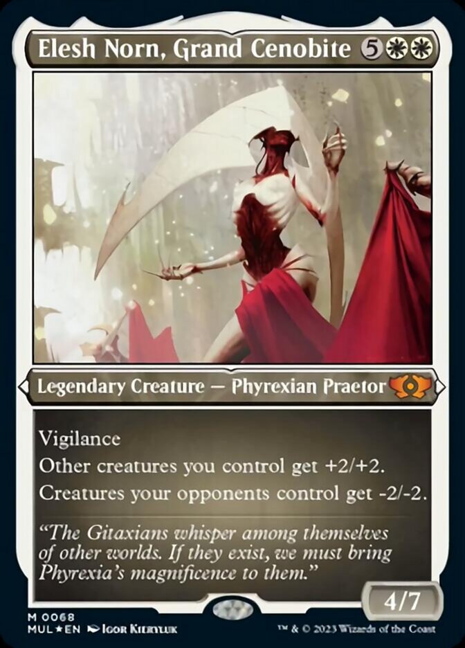 Elesh Norn, Grand Cenobite (Foil Etched) [Multiverse Legends] | Jomio and Rueliete's Cards and Comics