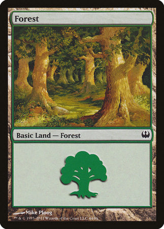 Forest (44) [Duel Decks: Knights vs. Dragons] | Jomio and Rueliete's Cards and Comics
