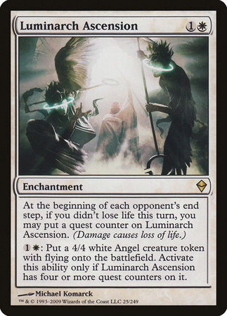 Luminarch Ascension [Zendikar] | Jomio and Rueliete's Cards and Comics