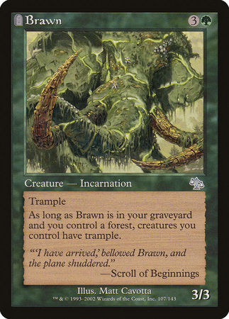 Brawn [Judgment] | Jomio and Rueliete's Cards and Comics