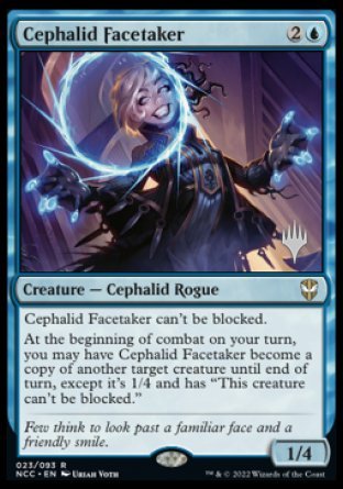 Cephalid Facetaker (Promo Pack) [Streets of New Capenna Commander Promos] | Jomio and Rueliete's Cards and Comics