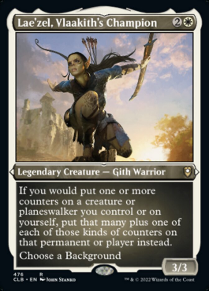 Lae'zel, Vlaakith's Champion (Foil Etched) [Commander Legends: Battle for Baldur's Gate] | Jomio and Rueliete's Cards and Comics