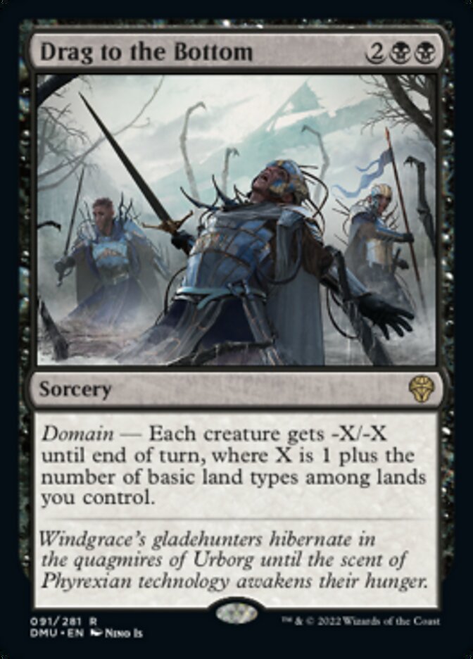 Drag to the Bottom [Dominaria United] | Jomio and Rueliete's Cards and Comics