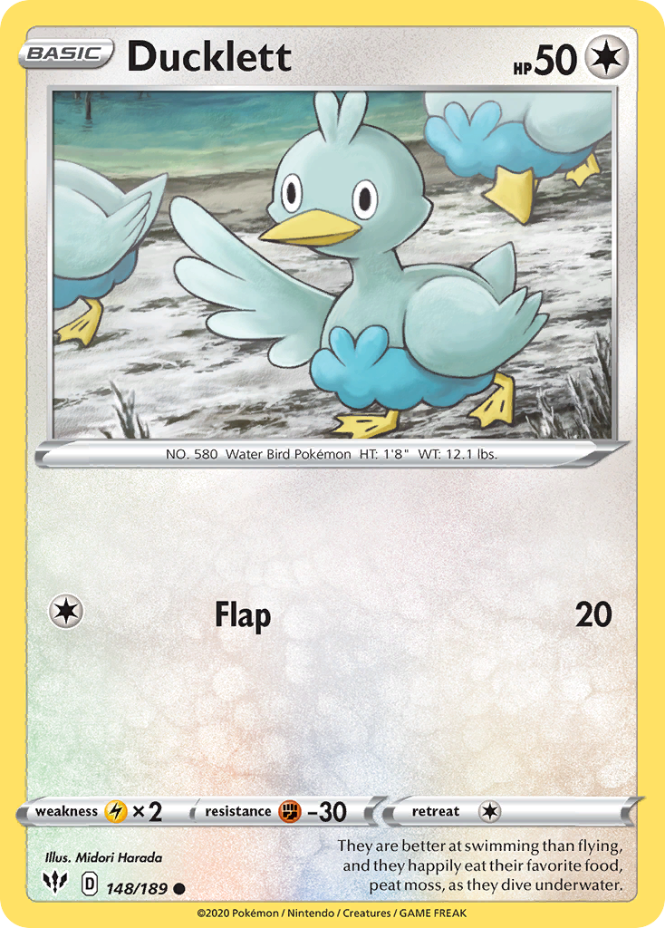 Ducklett (148/189) [Sword & Shield: Darkness Ablaze] | Jomio and Rueliete's Cards and Comics