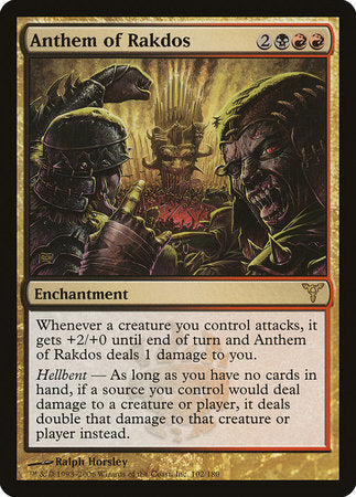 Anthem of Rakdos [Dissension] | Jomio and Rueliete's Cards and Comics