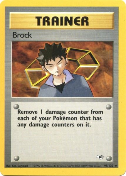 Brock (98/132) [Gym Heroes Unlimited] | Jomio and Rueliete's Cards and Comics
