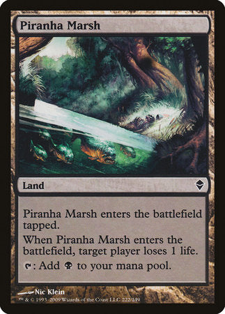 Piranha Marsh [Zendikar] | Jomio and Rueliete's Cards and Comics