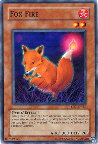 Fox Fire [DR3-EN089] Common | Jomio and Rueliete's Cards and Comics