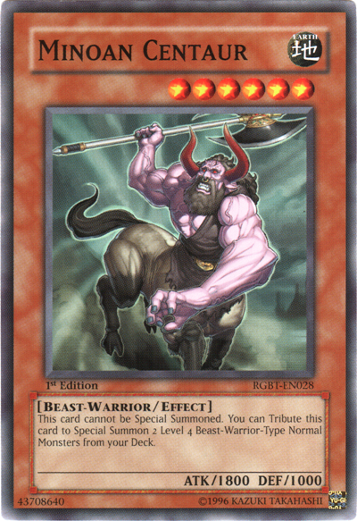 Minoan Centaur [RGBT-EN028] Common | Jomio and Rueliete's Cards and Comics