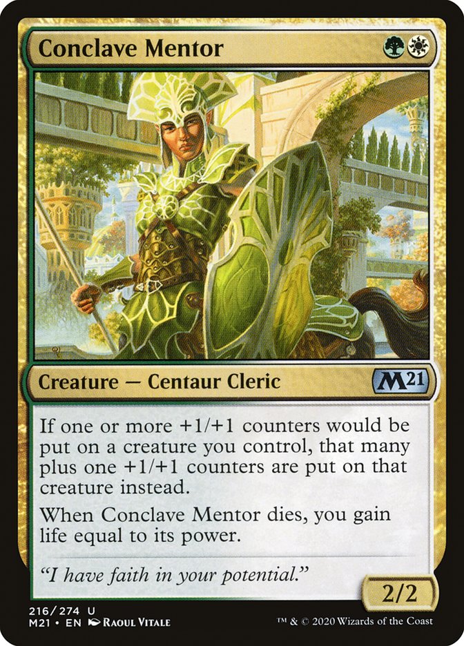 Conclave Mentor [Core Set 2021] | Jomio and Rueliete's Cards and Comics