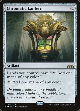 Chromatic Lantern [Guilds of Ravnica] | Jomio and Rueliete's Cards and Comics