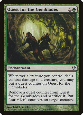 Quest for the Gemblades [Zendikar] | Jomio and Rueliete's Cards and Comics
