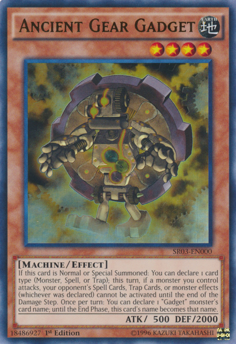 Ancient Gear Gadget [SR03-EN000] Ultra Rare | Jomio and Rueliete's Cards and Comics