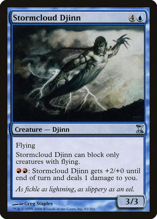 Stormcloud Djinn [Time Spiral] | Jomio and Rueliete's Cards and Comics