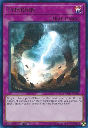 Typhoon [DUDE-EN046] Ultra Rare | Jomio and Rueliete's Cards and Comics