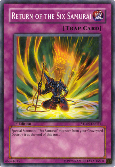 Return of the Six Samurai [STON-EN051] Common | Jomio and Rueliete's Cards and Comics