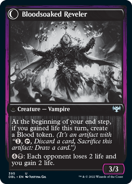 Restless Bloodseeker // Bloodsoaked Reveler [Innistrad: Double Feature] | Jomio and Rueliete's Cards and Comics