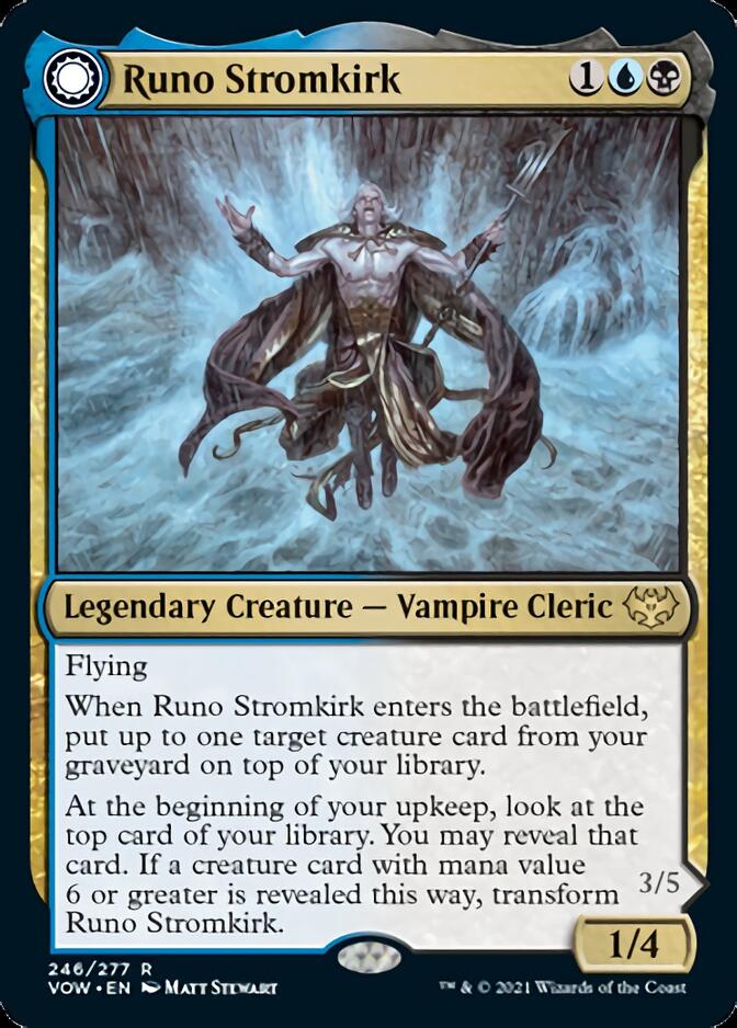 Runo Stromkirk // Krothuss, Lord of the Deep [Innistrad: Crimson Vow] | Jomio and Rueliete's Cards and Comics