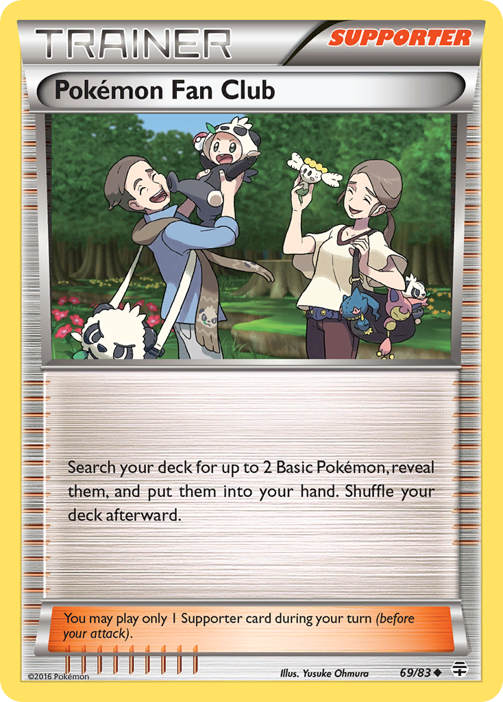 Pokemon Fan Club (69/83) [XY: Generations] | Jomio and Rueliete's Cards and Comics