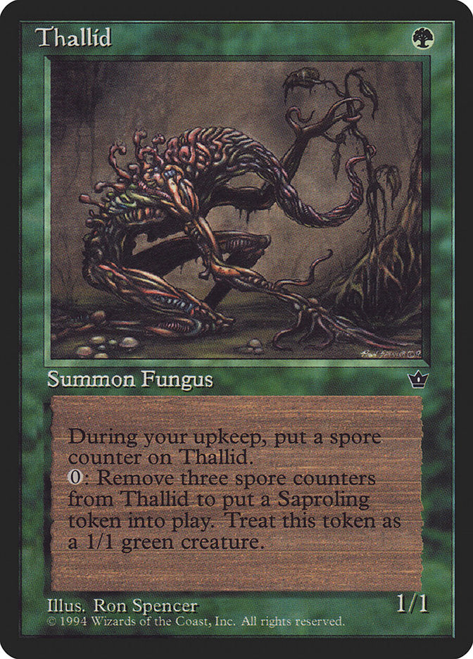 Thallid (Ron Spencer) [Fallen Empires] | Jomio and Rueliete's Cards and Comics