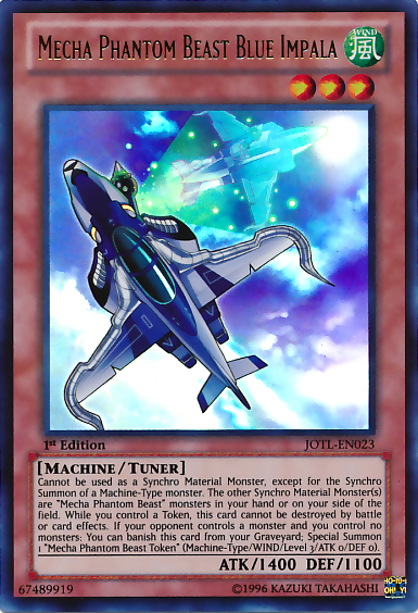 Mecha Phantom Beast Blue Impala [JOTL-EN023] Ultra Rare | Jomio and Rueliete's Cards and Comics