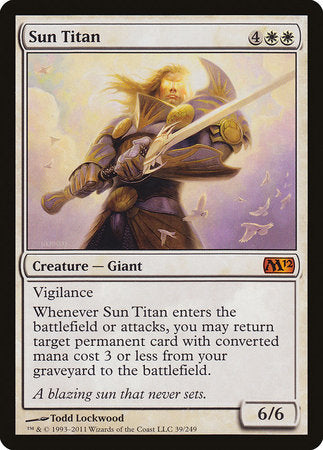 Sun Titan [Magic 2012] | Jomio and Rueliete's Cards and Comics