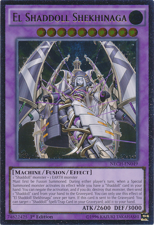 El Shaddoll Shekhinaga [NECH-EN049] Ultimate Rare | Jomio and Rueliete's Cards and Comics