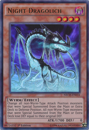 Night Dragolich [NECH-EN034] Ultra Rare | Jomio and Rueliete's Cards and Comics