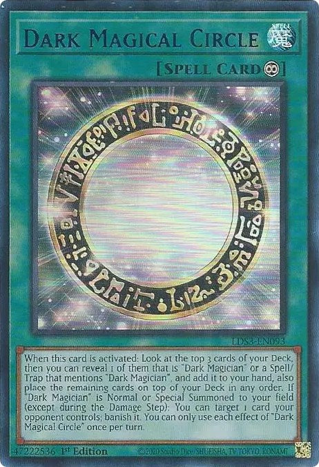 Dark Magical Circle (Blue) [LDS3-EN093] Ultra Rare | Jomio and Rueliete's Cards and Comics