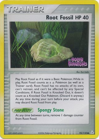 Root Fossil (93/110) (Stamped) [EX: Holon Phantoms] | Jomio and Rueliete's Cards and Comics