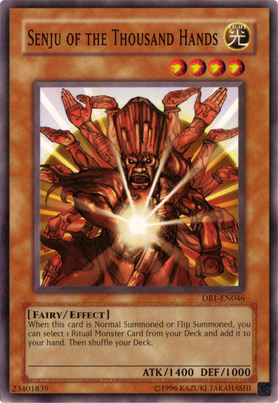 Senju of the Thousand Hands [DB1-EN046] Common | Jomio and Rueliete's Cards and Comics