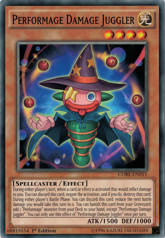 Performage Damage Juggler [CORE-EN015] Common | Jomio and Rueliete's Cards and Comics