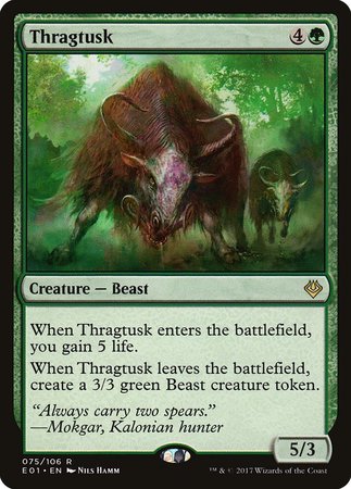 Thragtusk [Archenemy: Nicol Bolas] | Jomio and Rueliete's Cards and Comics