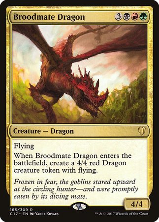 Broodmate Dragon [Commander 2017] | Jomio and Rueliete's Cards and Comics