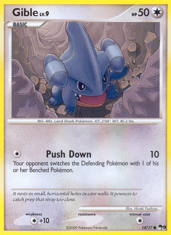 Gible (14/17) [POP Series 9] | Jomio and Rueliete's Cards and Comics