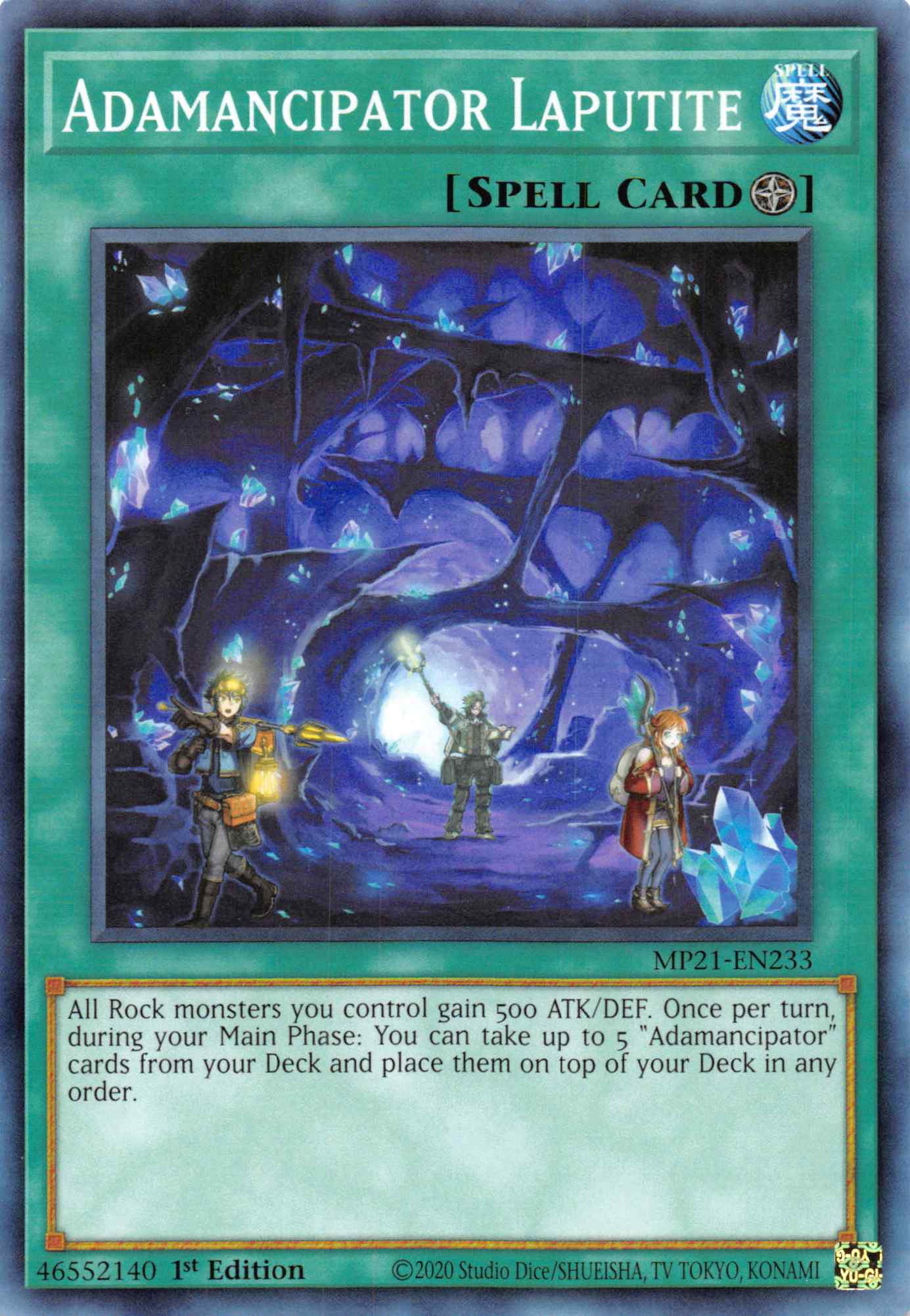 Adamancipator Laputite [MP21-EN233] Common | Jomio and Rueliete's Cards and Comics