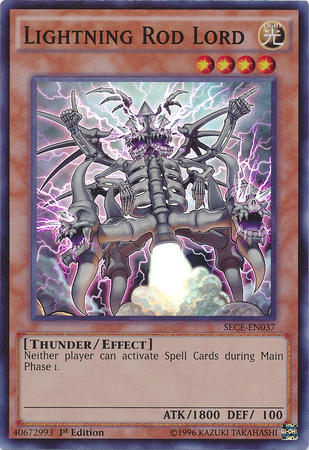 Lightning Rod Lord [SECE-EN037] Super Rare | Jomio and Rueliete's Cards and Comics