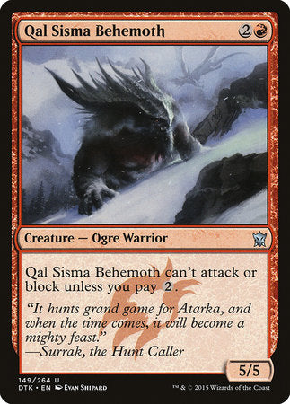 Qal Sisma Behemoth [Dragons of Tarkir] | Jomio and Rueliete's Cards and Comics