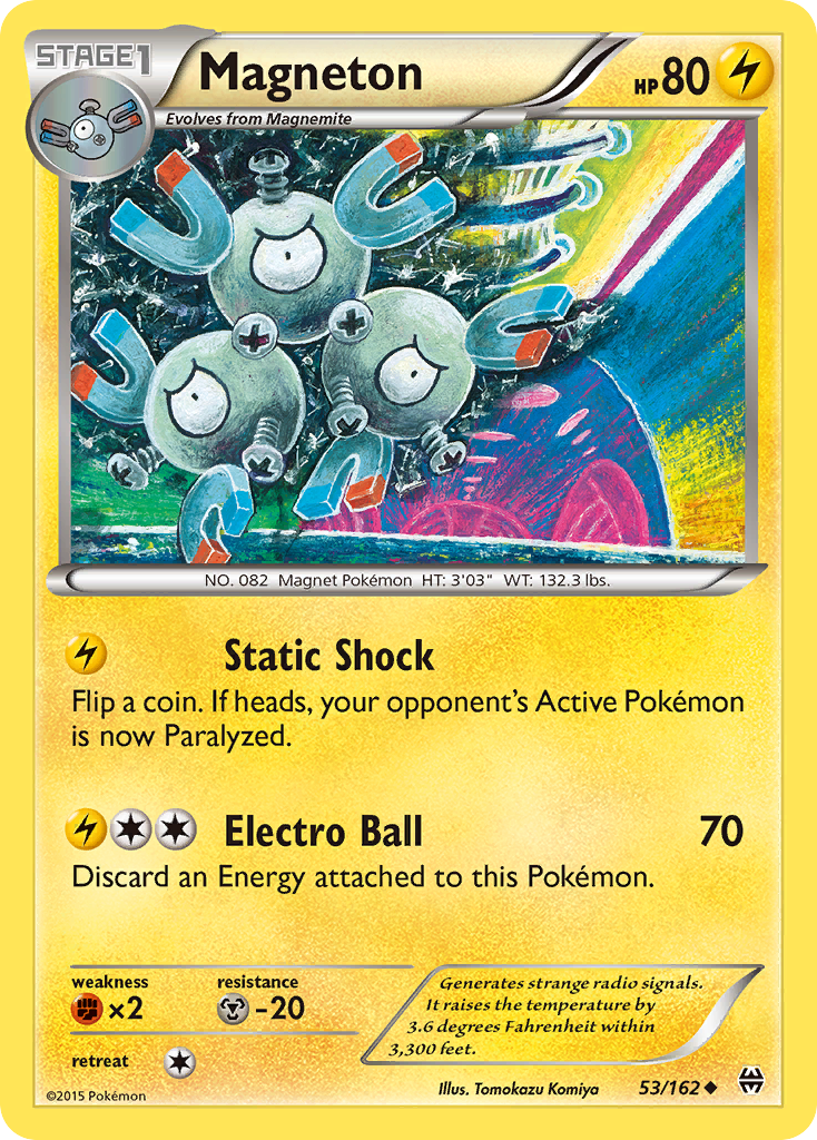 Magneton (53/162) [XY: BREAKthrough] | Jomio and Rueliete's Cards and Comics