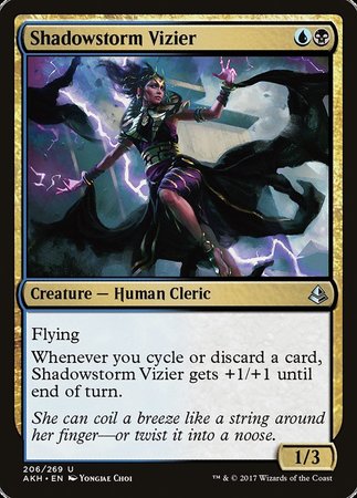 Shadowstorm Vizier [Amonkhet] | Jomio and Rueliete's Cards and Comics