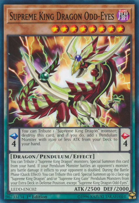 Supreme King Dragon Odd-Eyes [LEDD-ENC02] Common | Jomio and Rueliete's Cards and Comics