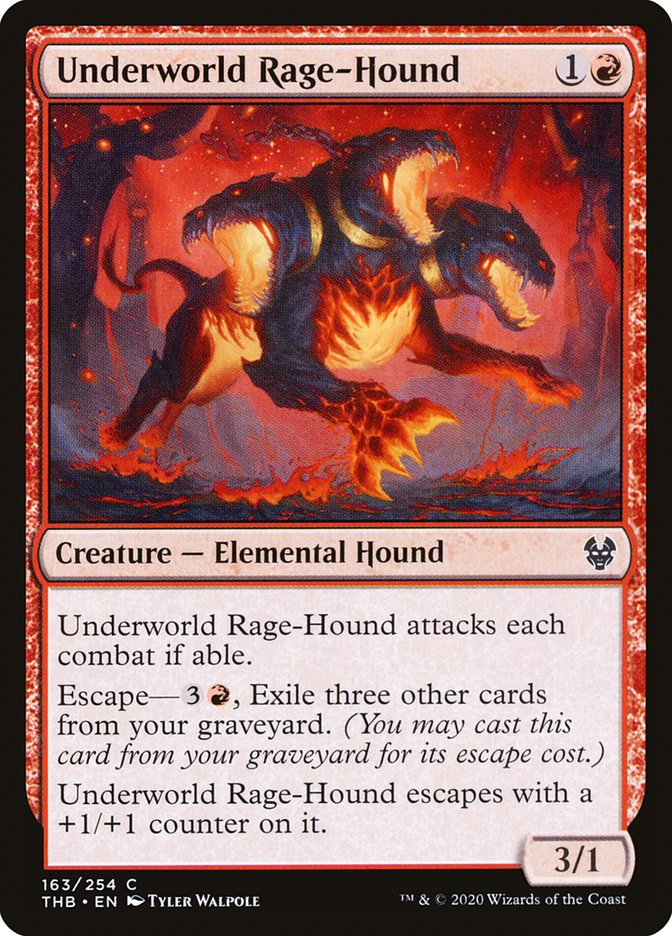 Underworld Rage-Hound [Theros Beyond Death] | Jomio and Rueliete's Cards and Comics