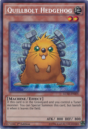 Quillbolt Hedgehog [LC5D-EN005] Secret Rare | Jomio and Rueliete's Cards and Comics