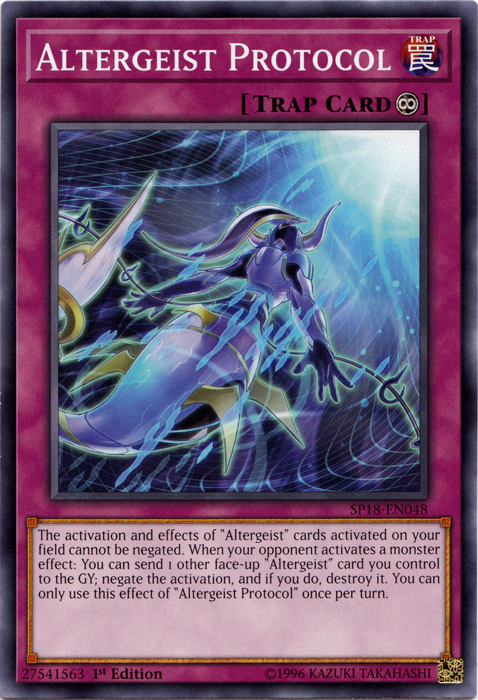 Altergeist Protocol [SP18-EN048] Common | Jomio and Rueliete's Cards and Comics