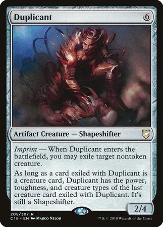 Duplicant [Commander 2018] | Jomio and Rueliete's Cards and Comics