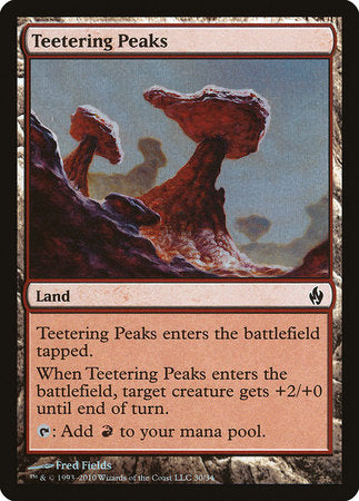 Teetering Peaks [Premium Deck Series: Fire and Lightning] | Jomio and Rueliete's Cards and Comics