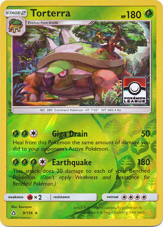 Torterra (9/156) (League Promo) [Sun & Moon: Ultra Prism] | Jomio and Rueliete's Cards and Comics