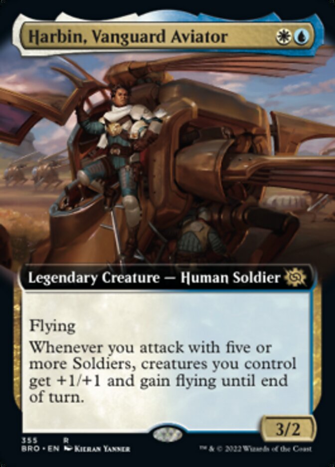 Harbin, Vanguard Aviator (Extended Art) [The Brothers' War] | Jomio and Rueliete's Cards and Comics